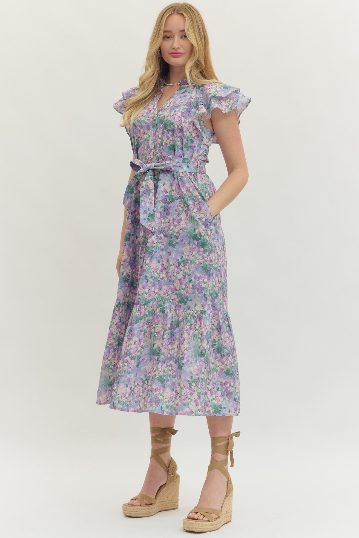 Lavender long dress