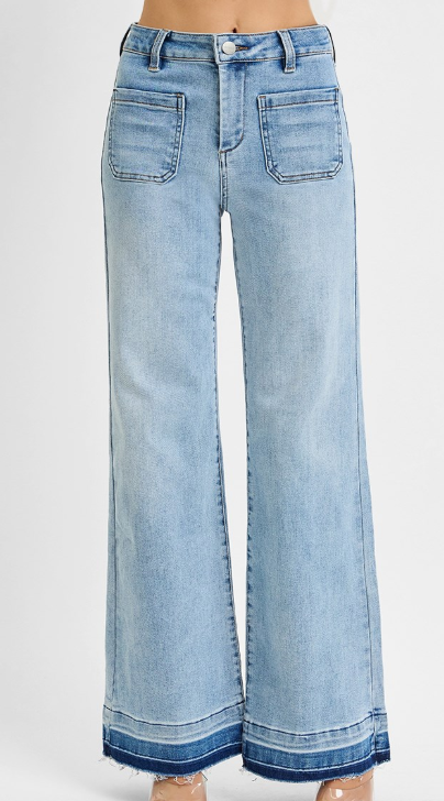 High Rise Wide Leg Jeans