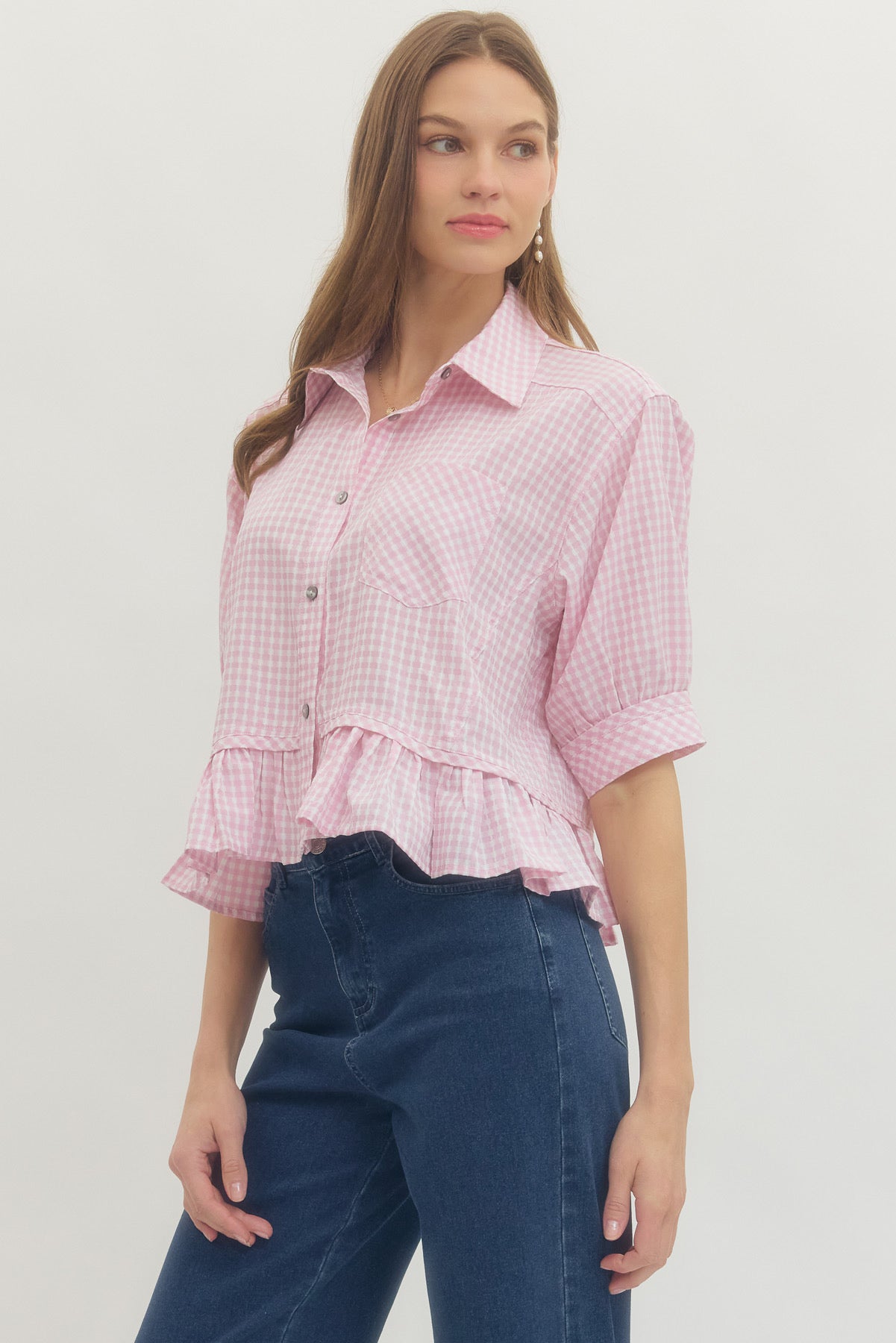 Blouse bottons light pink (Copy)
