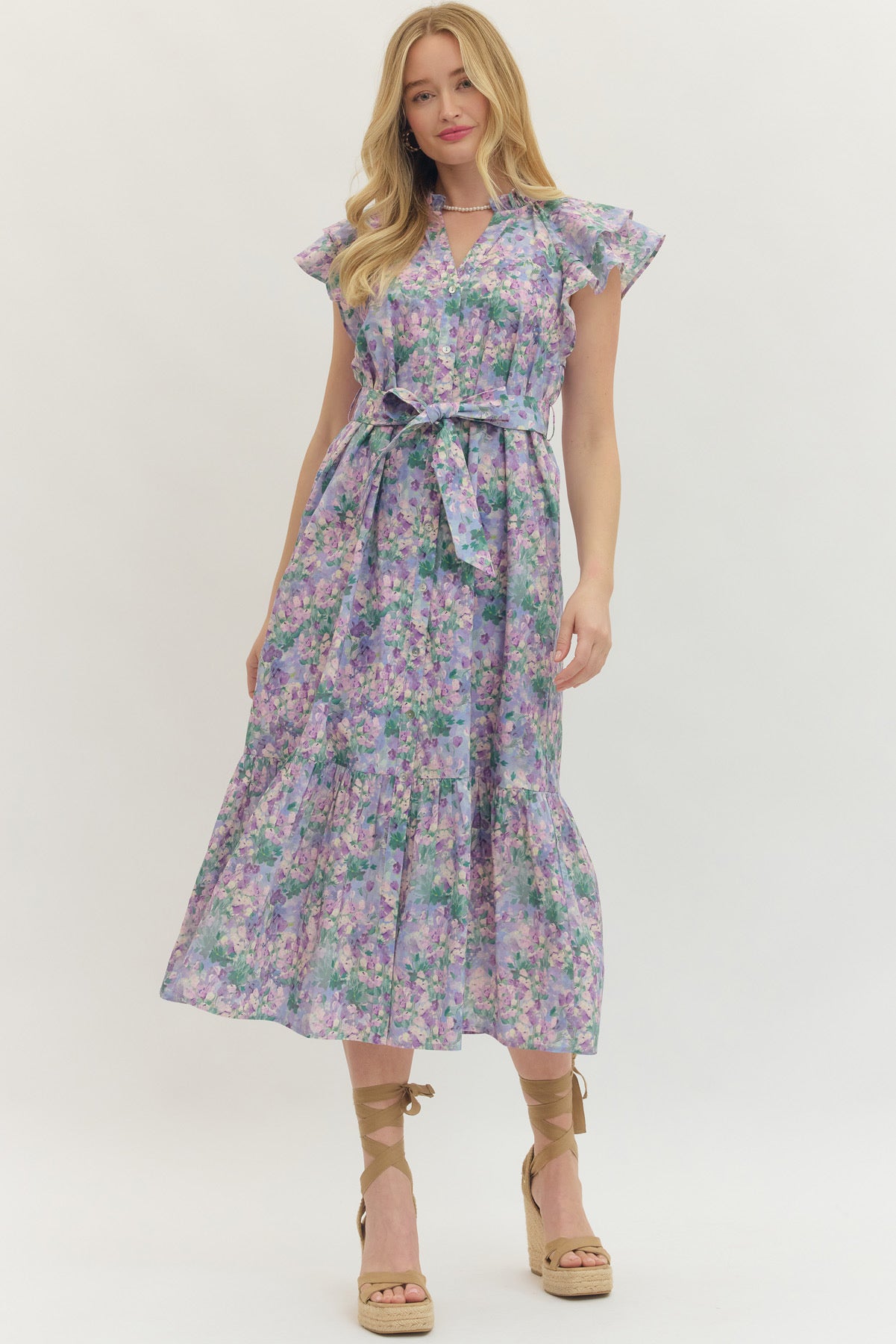 Lavender long dress