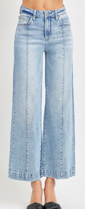 High Rise Crop Wide Risen