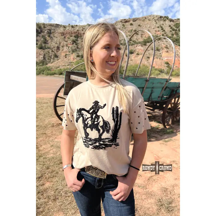 Rodeo Tee high horse